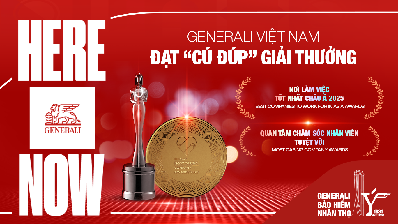 Generali Việt Nam được vinh danh tại HR Asia Awards 2025